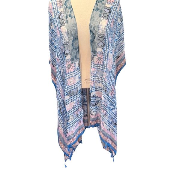 Woven Heart Other - Woven Heart Blue, White and Pink Caftan